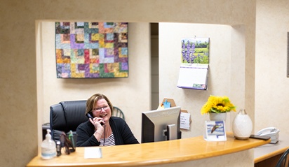 Dental office waiting room in Saint Albans